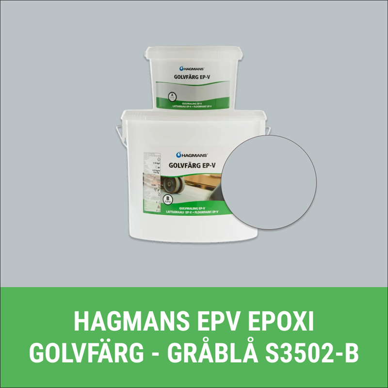 HAGMANS EPV EPOXI GOLVFÄRG GRÅBLÅ