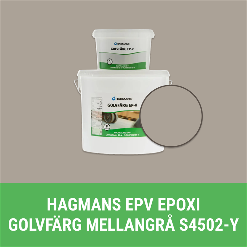HAGMANS EPV EPOXI GOLVFÄRG MELLANGRÅ
