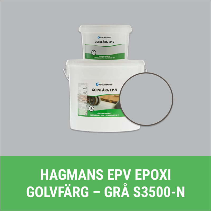 HAGMANS EPV EPOXI GOLVFÄRG GRÅ