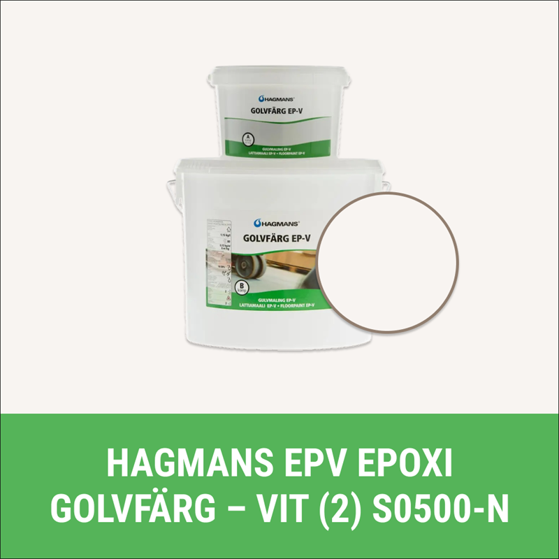 HAGMANS EPV EPOXI GOLVFÄRG VIT
