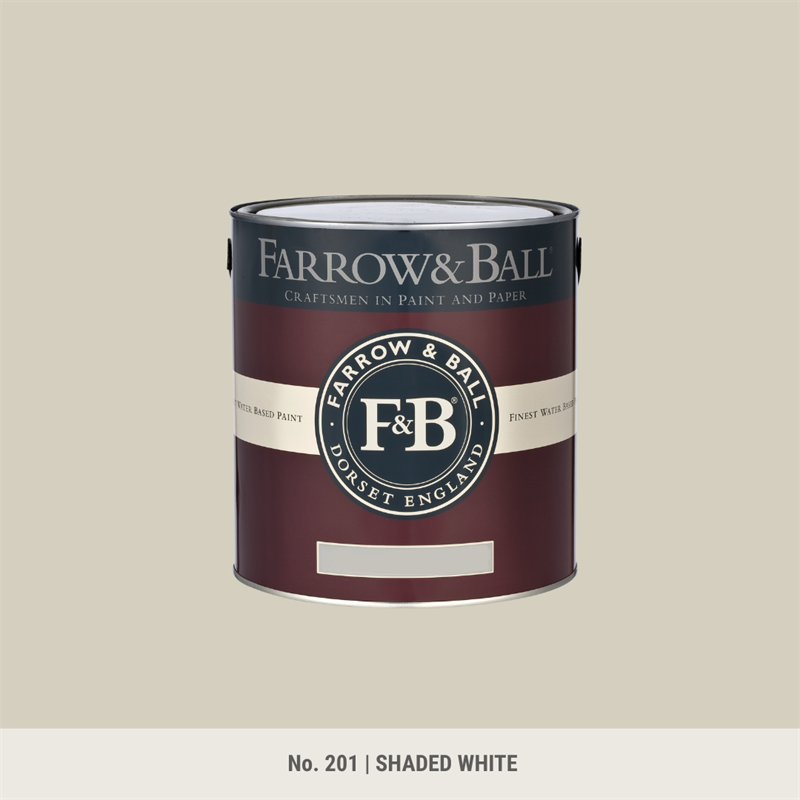 FARROW & BALL - SHADED WHITE No. 201