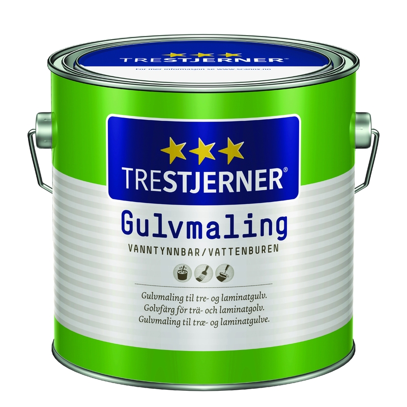 TRESTJERNER GOLVFÄRG MATT