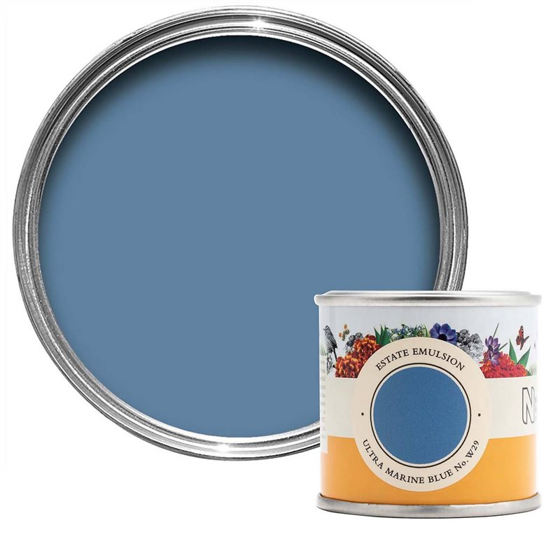 Färgburk med Ultra Marine Blue