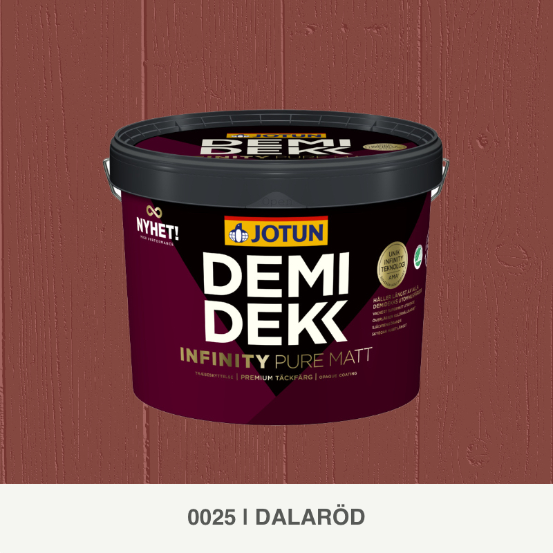 Jotun Demidekk Infinity Pure Matt 0025 Dalaröd