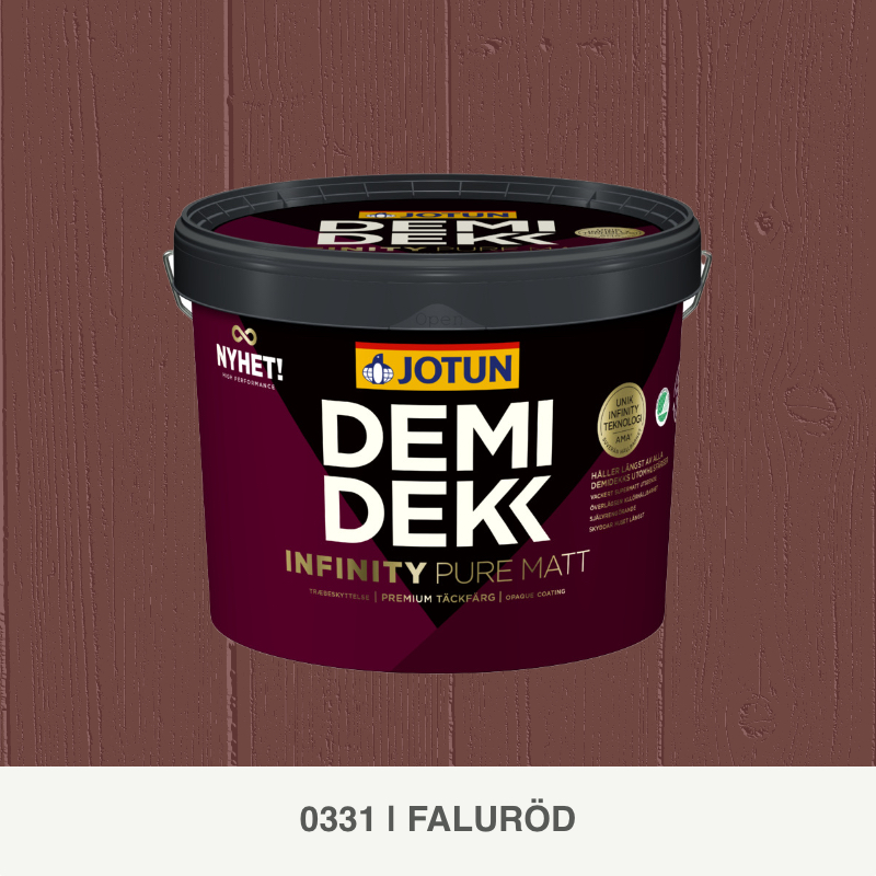 Jotun Demidekk Infinity Pure Matt 0331 Faluröd