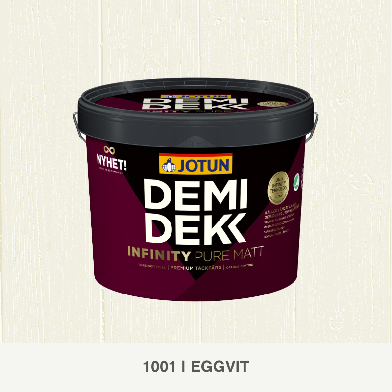 Jotun Demidekk Infinity Pure Matt 1001 Eggvit