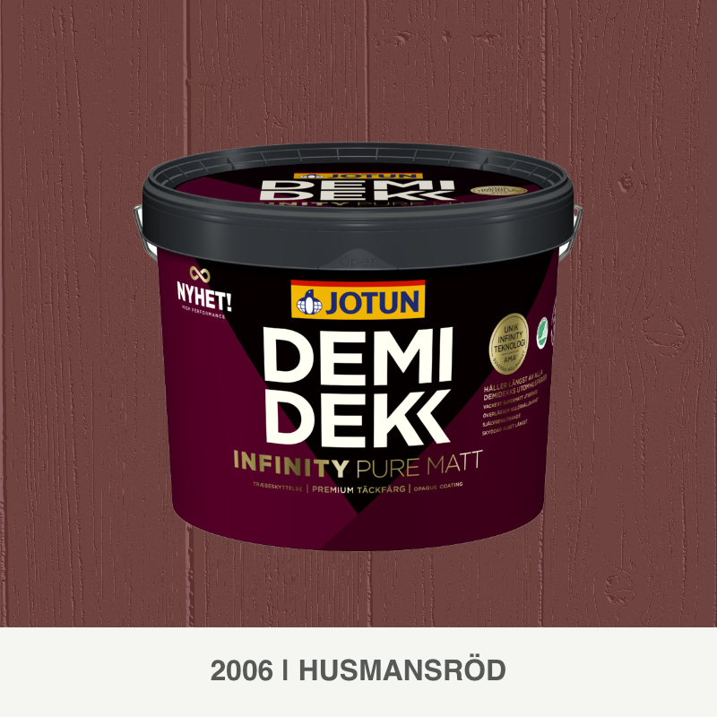 Jotun Demidekk Infinity Pure Matt 2006 Husmansröd