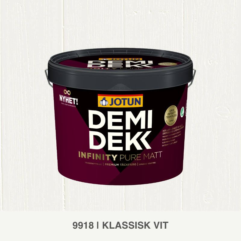 Jotun Demidekk Infinity Pure Matt 9918 Klassisk Vit