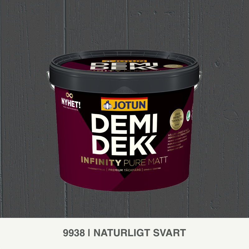 Jotun Demidekk Infinity Pure Matt 9938 Naturligt Svart