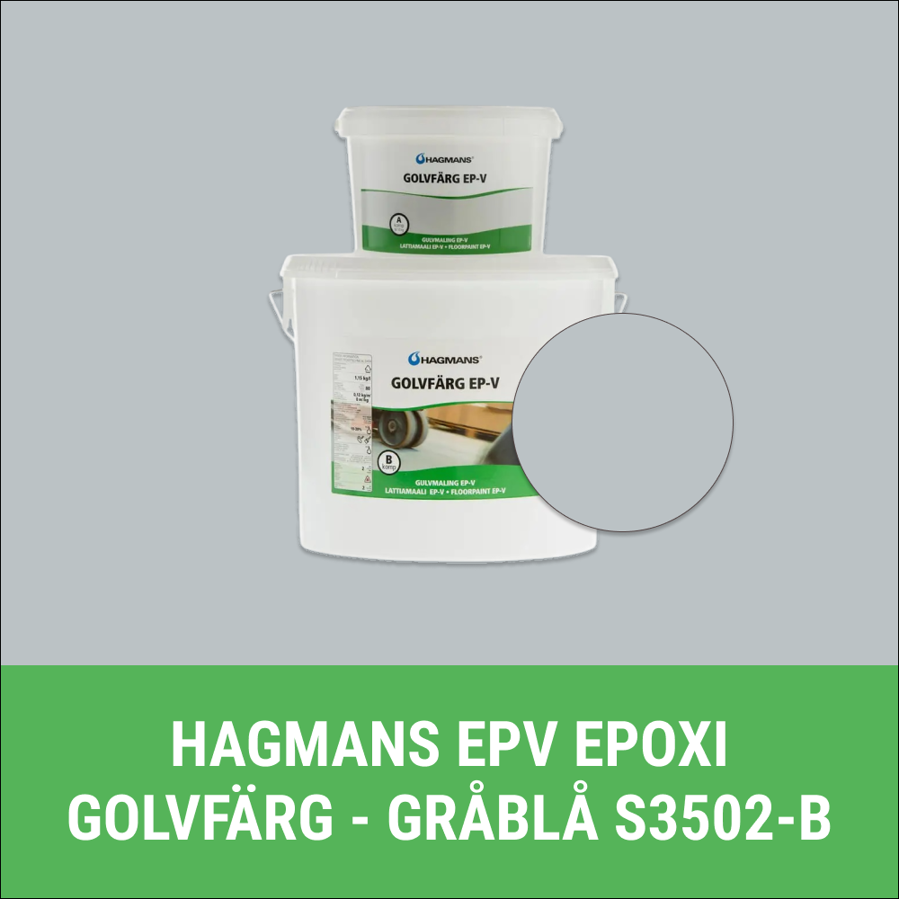 Hagmans Epv Epoxi Golvfärg Gråblå
