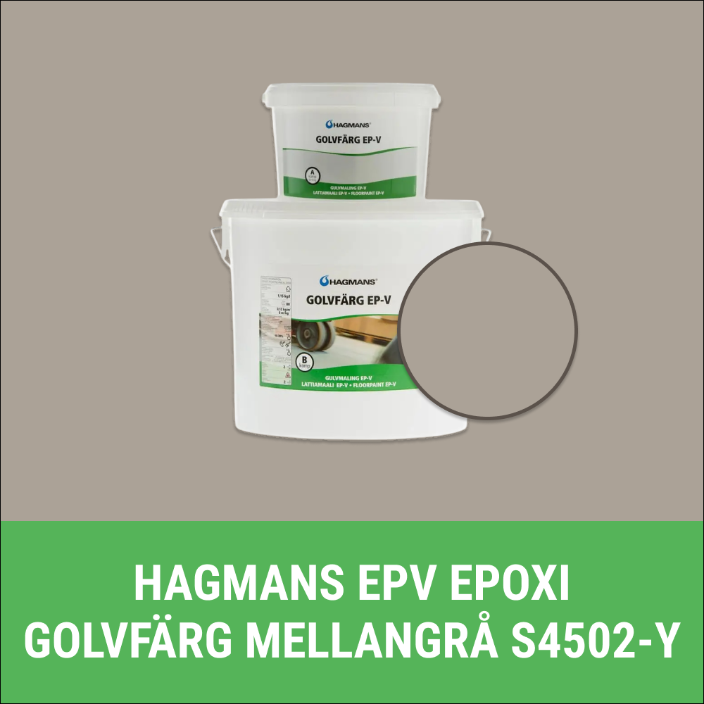 Hagmans Epv Epoxi Golvfärg Mellangrå
