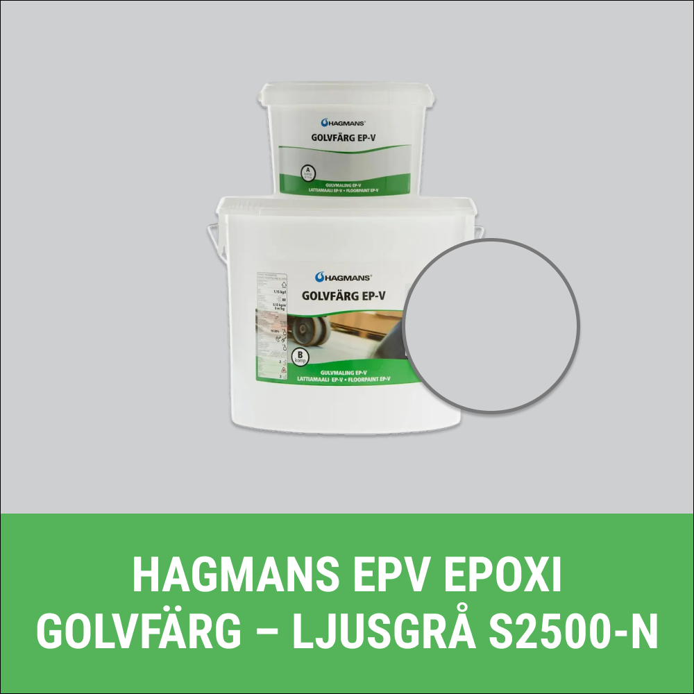 Hagmans Epv Epoxi Golvfärg Ljusgrå
