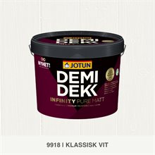 DEMIDEKK INFINITY PURE MATT 9918 KLASSISK VIT